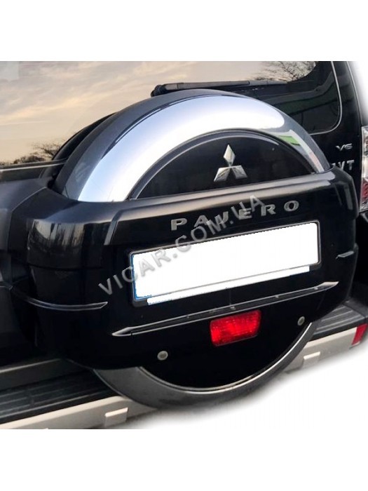 Чехол запаски хромовый под оригинал Mitsubishi Pajero IV